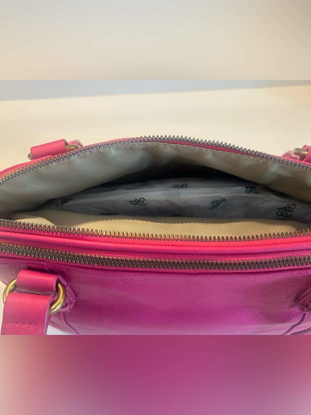 American Leather Co. Poppy Satchel     NWOT - Picture 8 of 11
